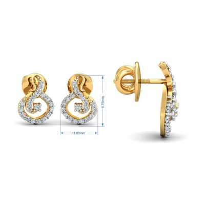 Lea Diamond Pendant & Eartop Set
